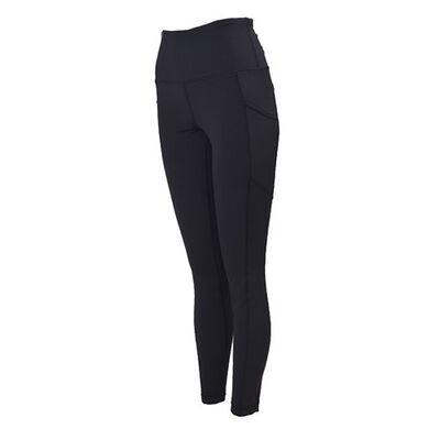 Yogalicious Lux Leggings High Rise Ankle Side Pockets Size Small Dark  Sapphire 