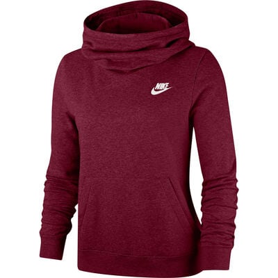 Nike Women's Funnel Neck Fleece Lined Pullover Hood