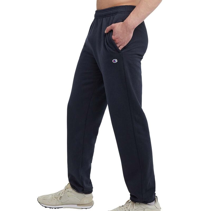 Champion Men's Powerblend Relaxed Bottom Fleece Pants image number 0
