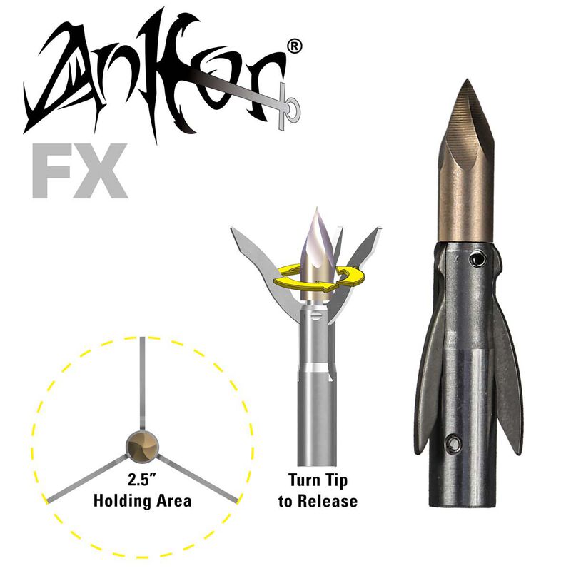 Ams Fiberglass Bowfishing Arrow With Ankor FX Point image number 1