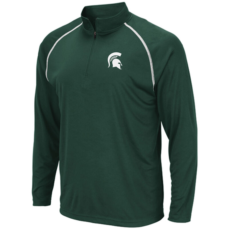 Men's Michigan State 1/4 Zip Windshirt image number 2