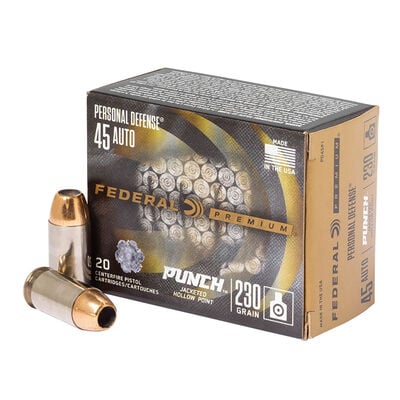 Federal 45 Auto 230GR Punch JHP