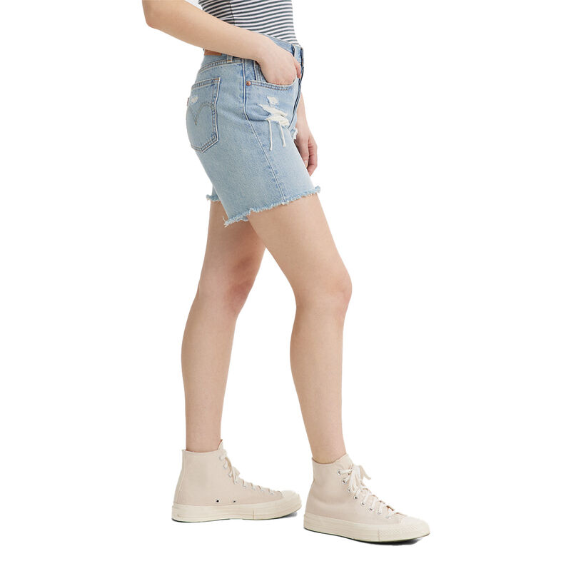 Levi's Women's 501 Mid Thigh Shorts image number 2