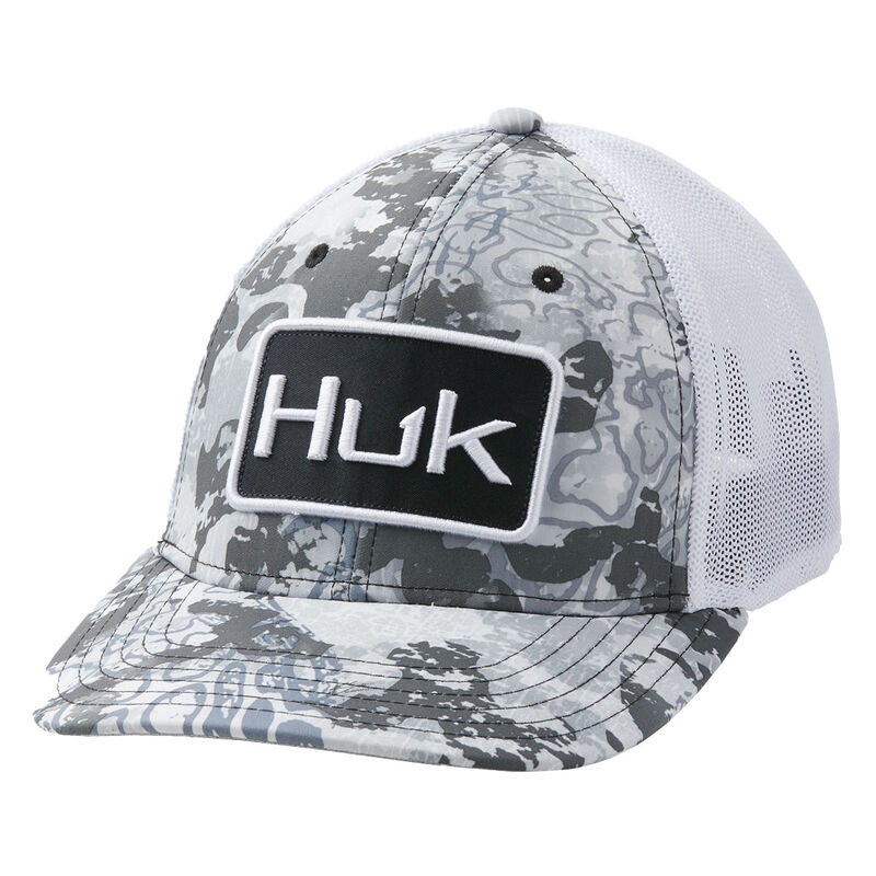 Huk Men's Camo Stretch Trucker Hat image number 0