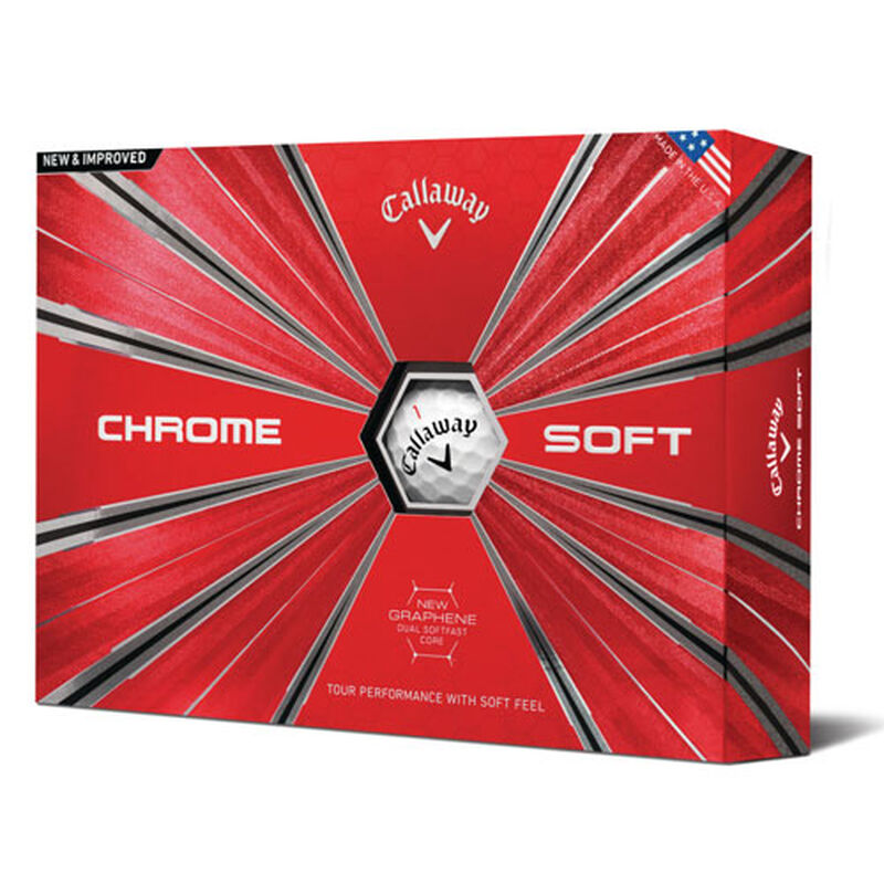 Chrome Soft White Golf Balls, , large image number 0