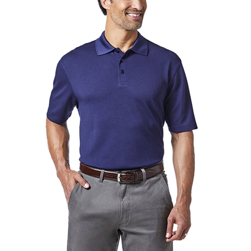 Haggar Men's Cool 18 Tech Polo image number 0
