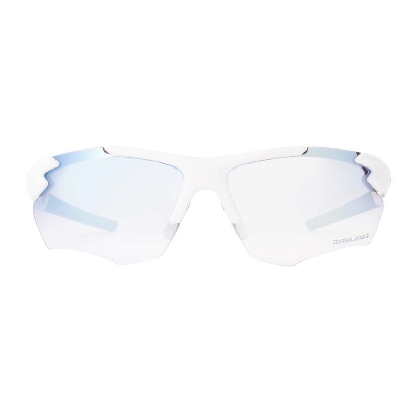 Rawlings White Blue Mirror Strike Zone Sunglasses image number 0
