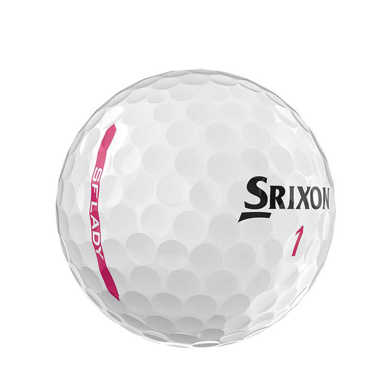 Srixon Soft Feel Lady White Dozen Golf Balls image number 2