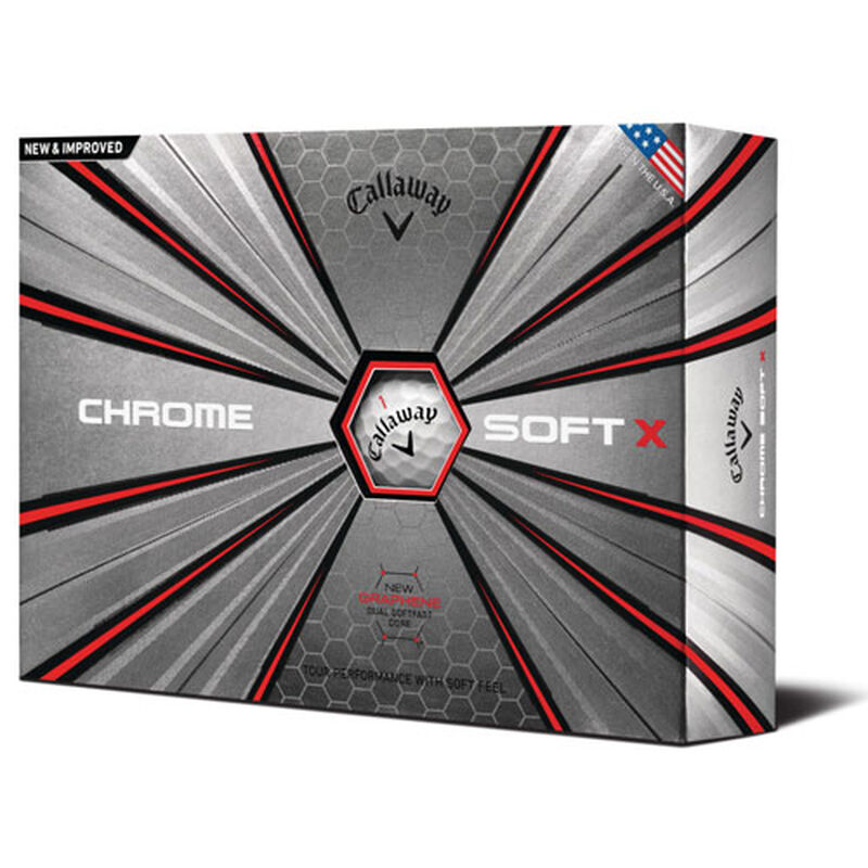 Callaway Golf Chrome Soft X Golf Balls image number 0
