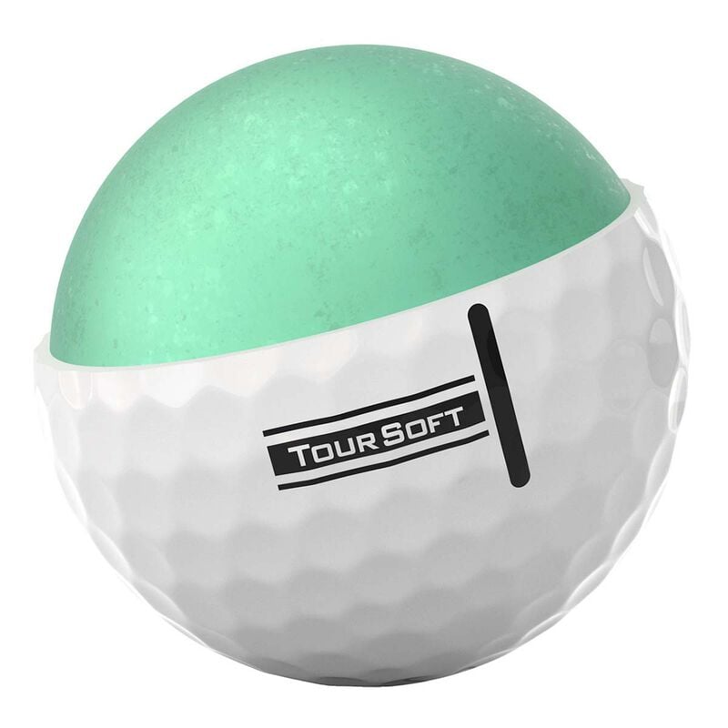 Titleist Tour Soft Glossy Green Golf Balls image number 3