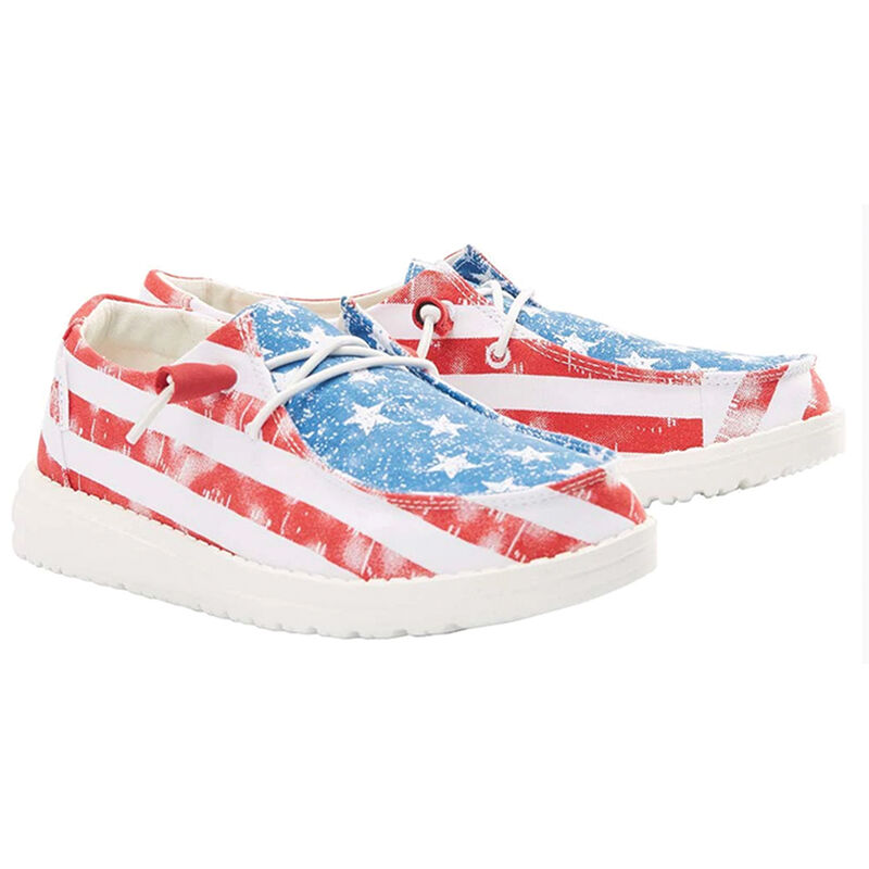 Hey Dude Women's Wendy Star Spangled Shoes