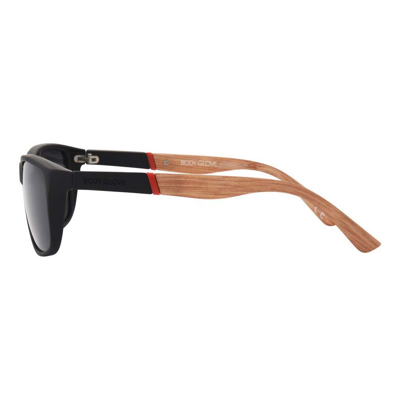 Body Glove Black And Brown Sunglasses With Gray Lenses image number 2
