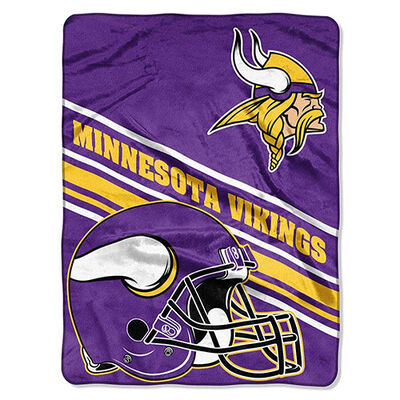 Northwest Co Minnesota Vikings Micro Raschel Throw Blanket