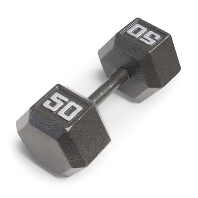 Marcy 50lb Cast Iron Hex Dumbbell