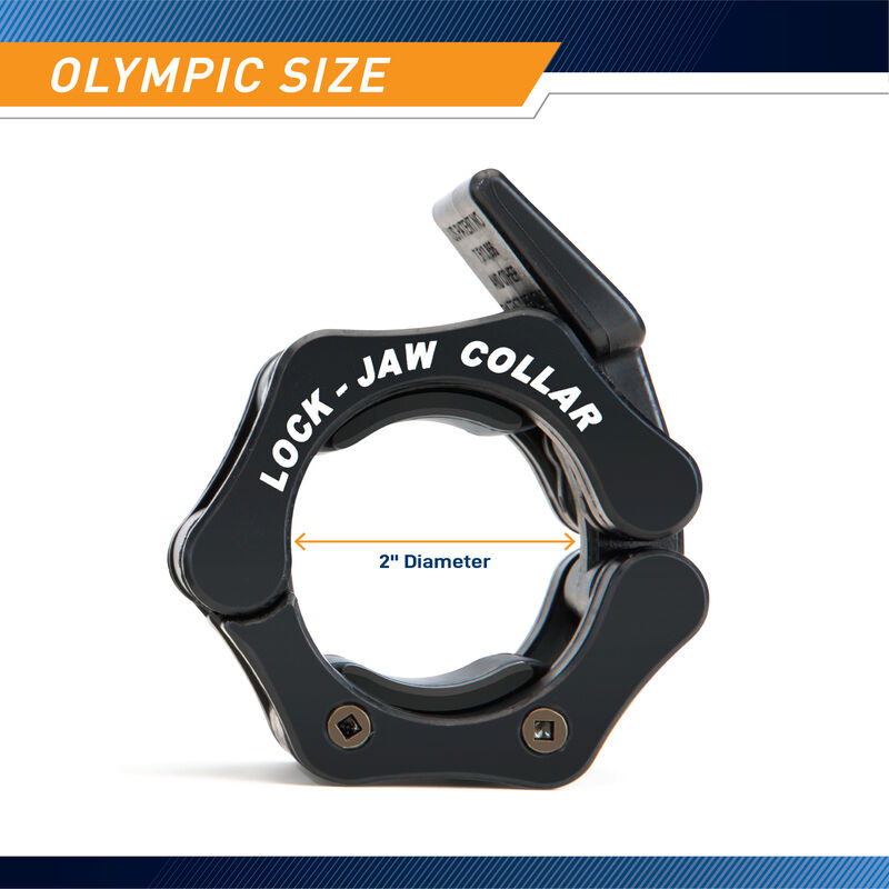 Steel Body Lock-Jaw Olympic Weight Collars image number 7