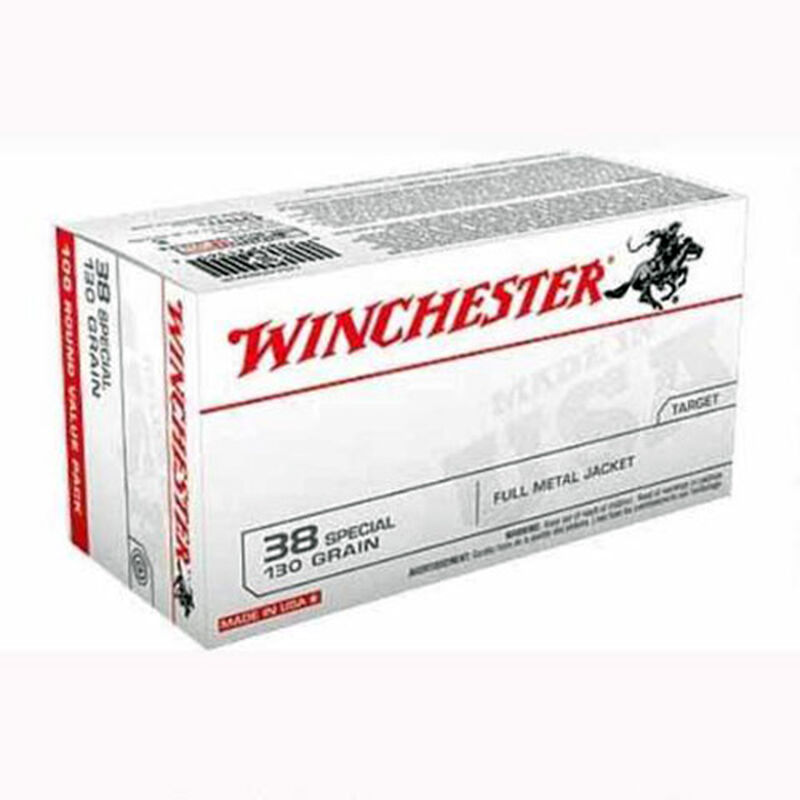 Winchester .38 SPL FMJ 100ct image number 0