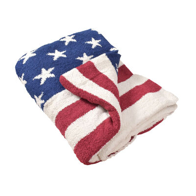 Comfy Luxe Cozy 50x60 American Flag Blanket
