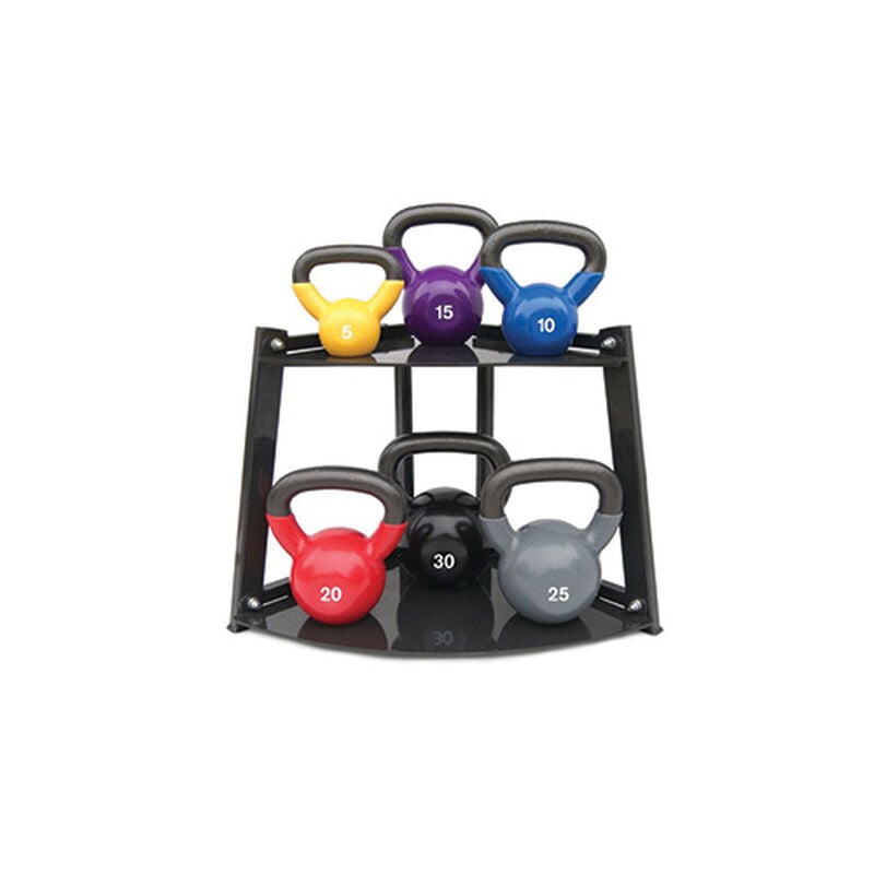 Xprt Fitness 105lb. Kettlebell Set with Storage Rack image number 0
