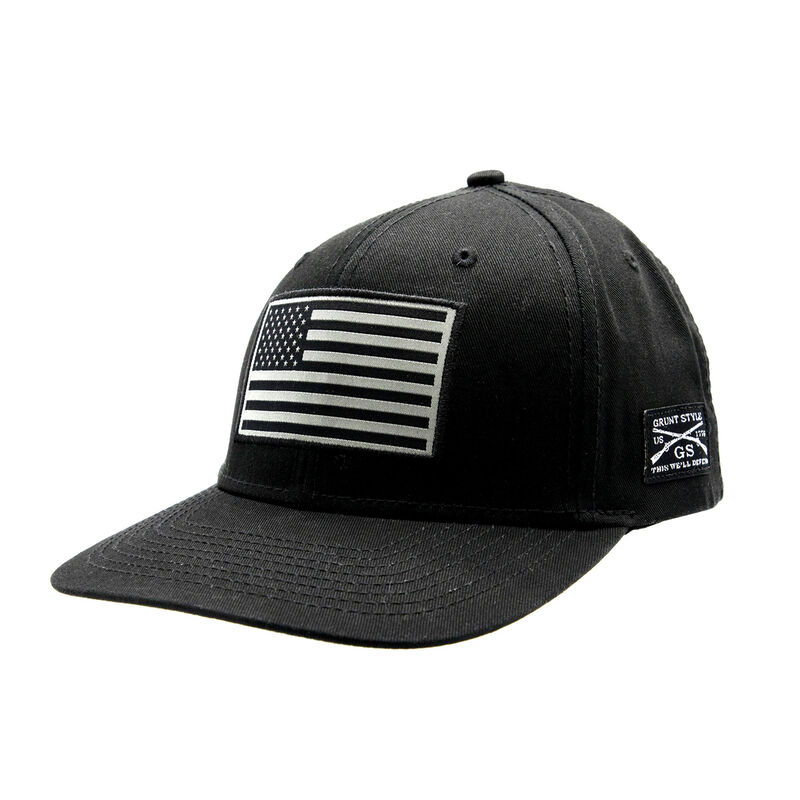 Grunt Style American Flag Cap image number 0