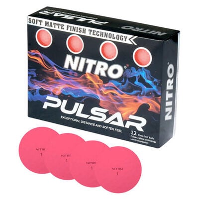 Nitro Golf Pulsar Golf Balls - 12-Pack