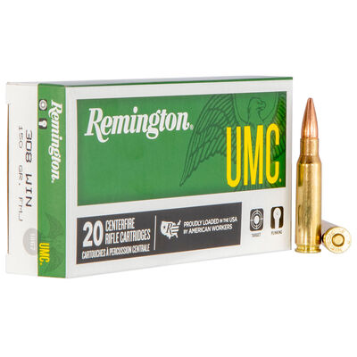 Remington UMC .308 Winchester 150 Grain Ammunition