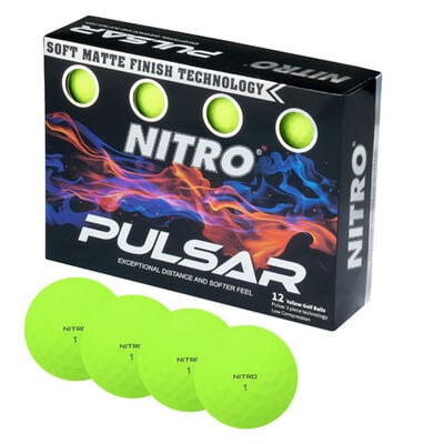 Nitro Golf Pulsar Golf Balls - 12-Pack
