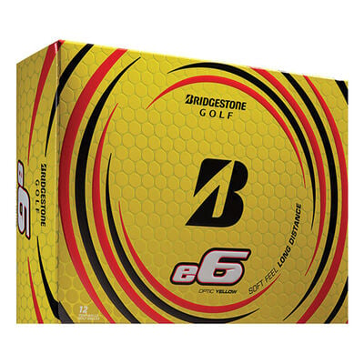 Bridgestone E6 Yellow 12 Pack Golf Balls