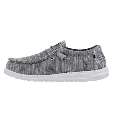 HeyDude Men's Wally Stretch Mix Granite Shoes
