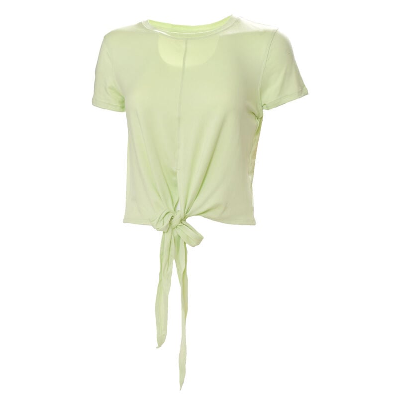 Yogalicious Women's Tie Front Tee image number 0