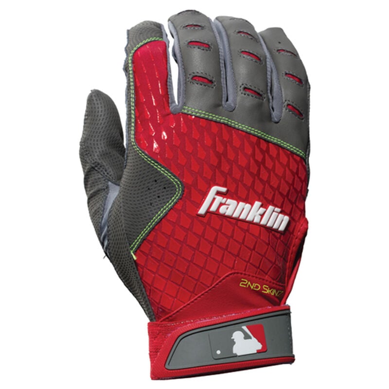 Franklin Men's MLB 2nd Skinz Batting Gloves image number 0