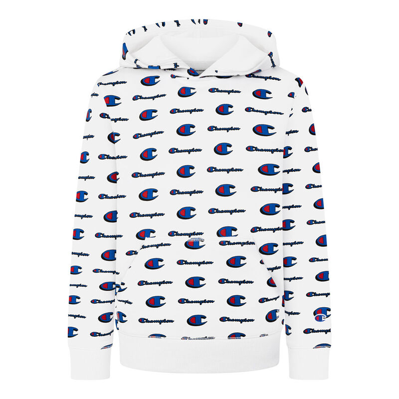 Champion Boys' All Over Print Logo Hoody image number 0