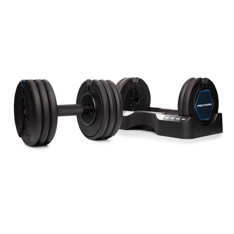 ProForm 50 Lb. Select-A-Weight Dumbbell Set image number 3