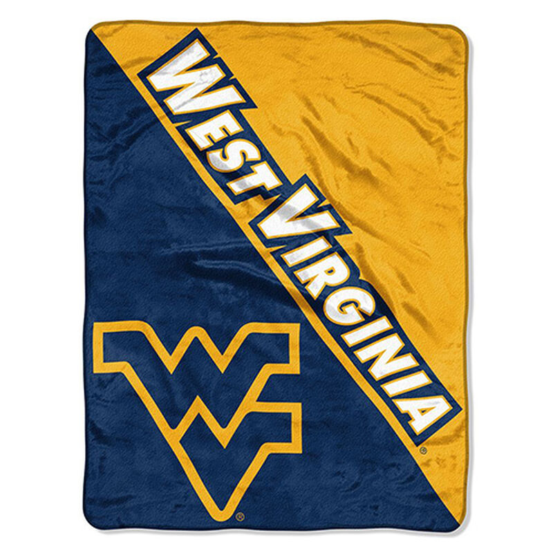 West Virginia Micro Raschel Throw Blanket, , large image number 0