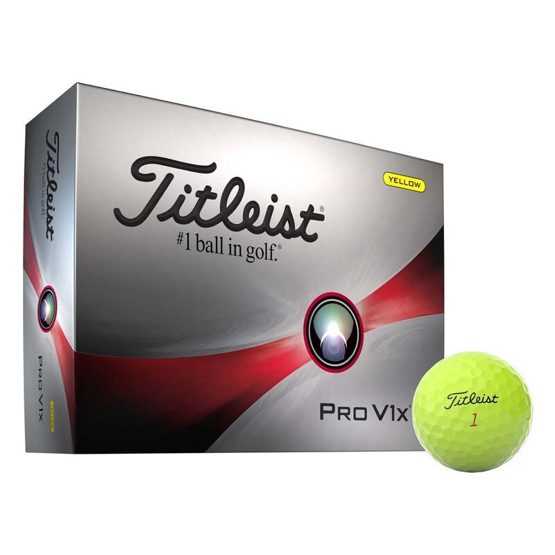 Titleist Pro V1X Yellow Golf Balls image number 0