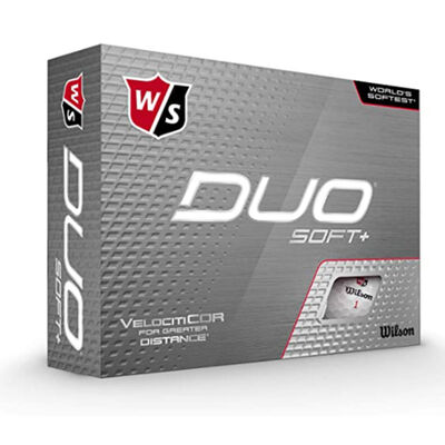 Wilson Duo Soft + White Golf Balls 12 Pack