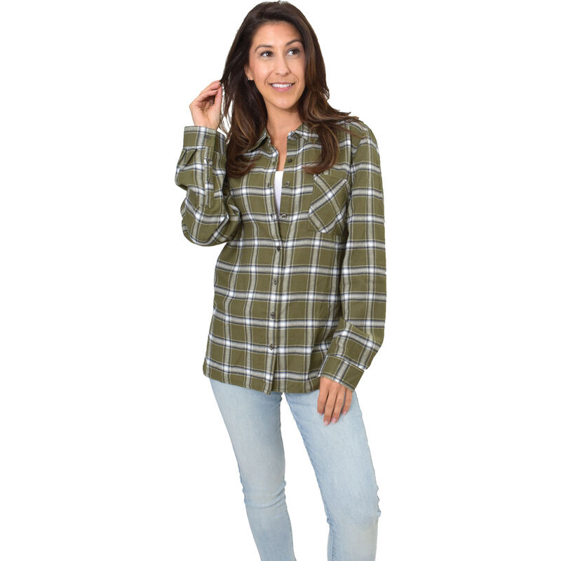 Canyon Creek Women's Green Flannel image number 0