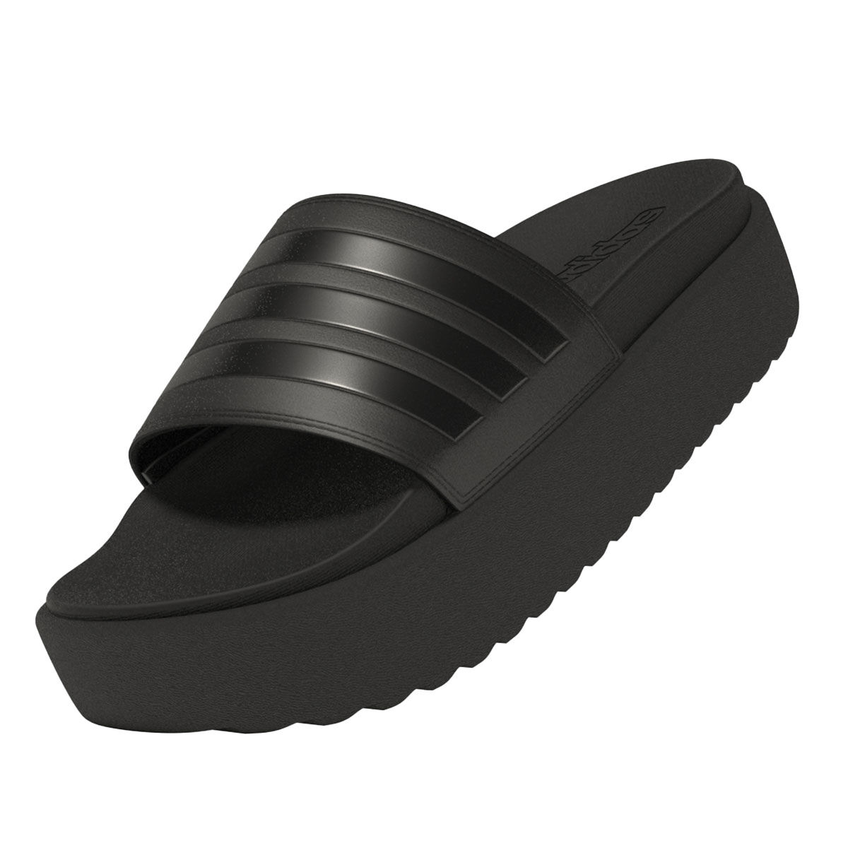 Adilette bold deals platform slides