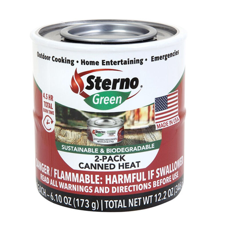 Sterno Canned Heat Outdoor Cooking Fuel 2-Pack image number 0