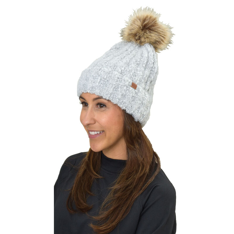 David & Young Women's Boucle Brushed Slinky Beanie image number 1