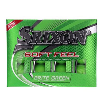 Srixon Soft Feel BRITE Green Dozen Golf Balls