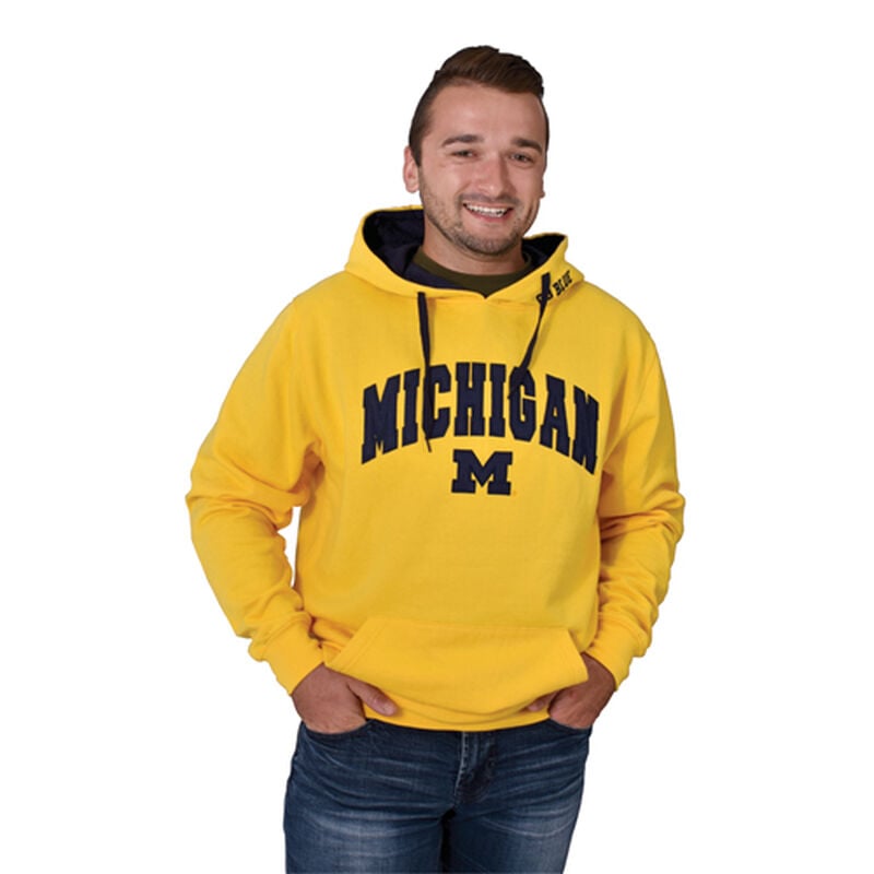 Men's Michigan Tackle Twill Hoodie image number 2