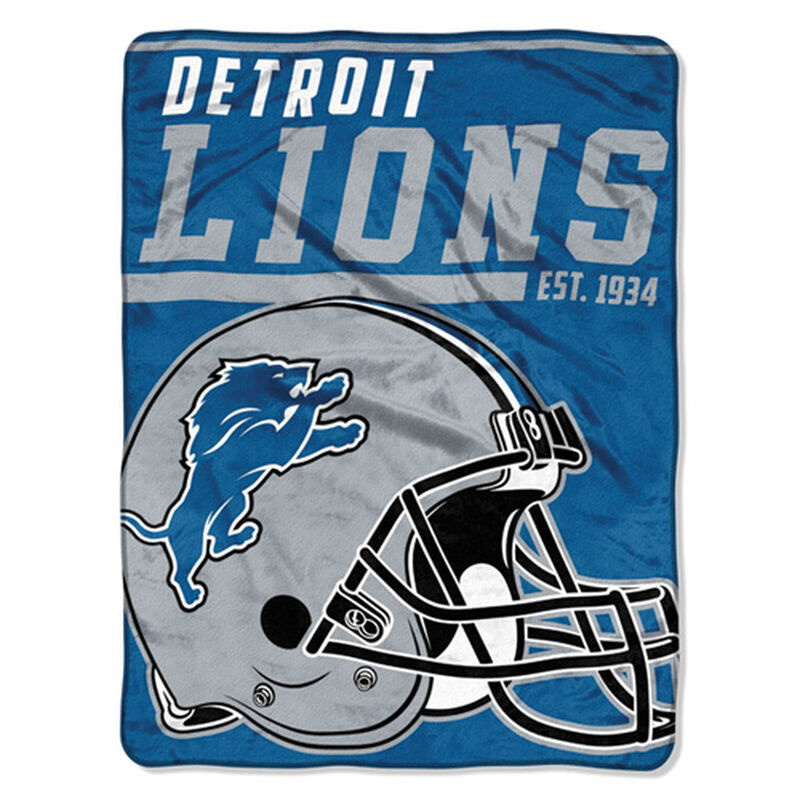Northwest Co Detroit Lions Micro Raschel Throw Blanket, , large image number 1