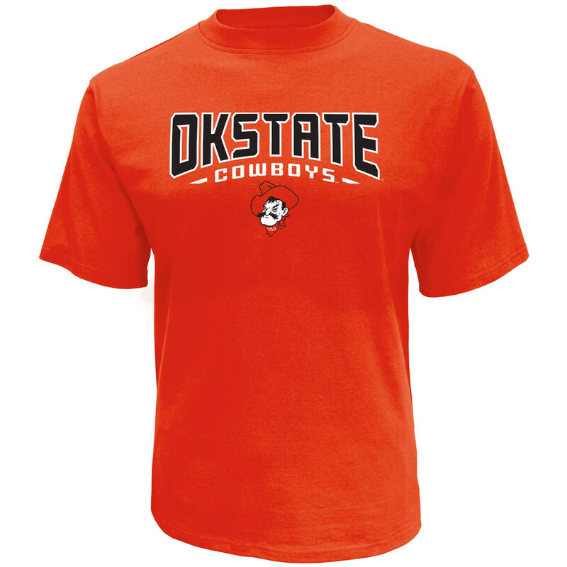 Knights Apparel Men's Short Sleeve Oklahoma State Classic Arch Tee image number 0