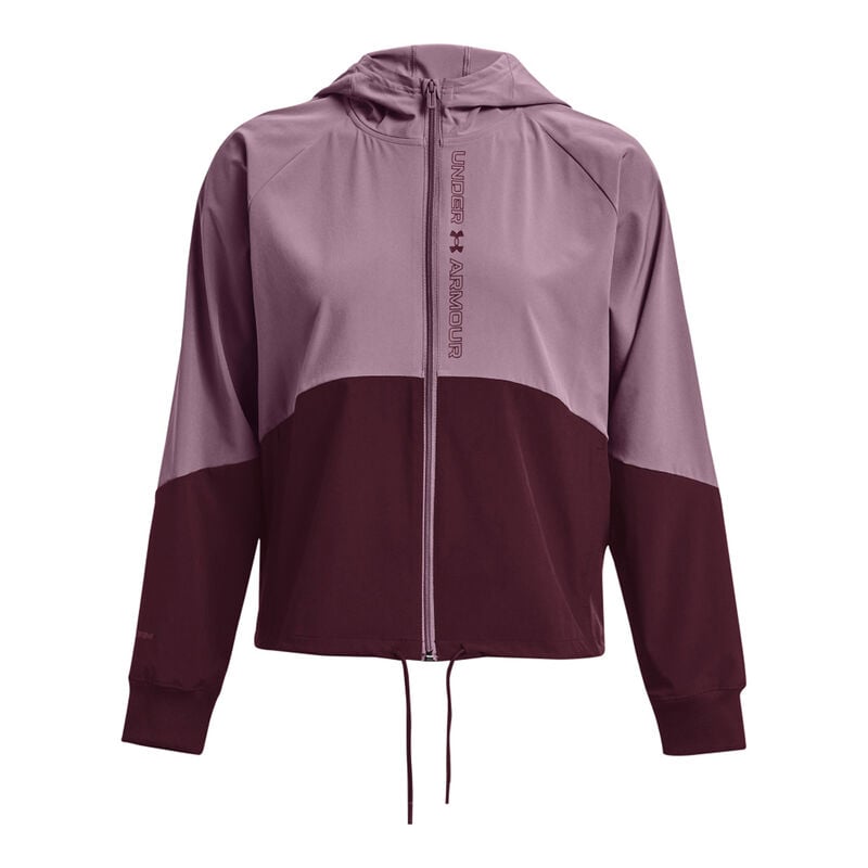 Under Armour Women's UA Woven Full-Zip Jacket image number 1