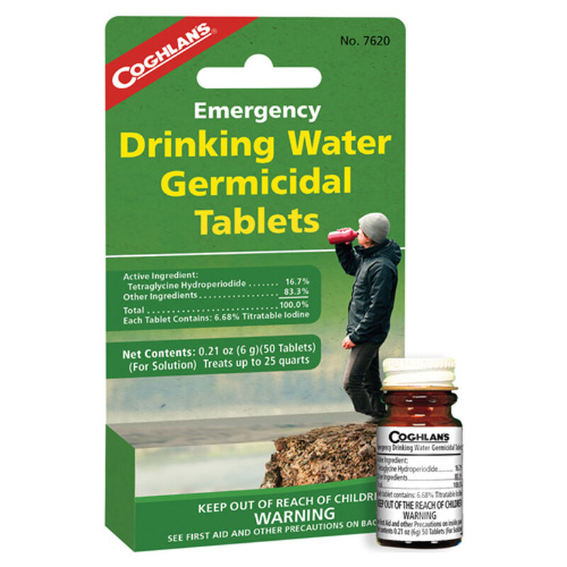 Coghlans Emergency Drinking Water Tablets image number 0