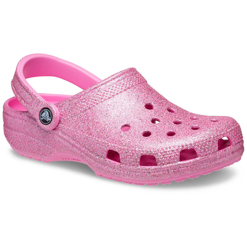 Crocs Women's Classic Glitter Clogs image number 1