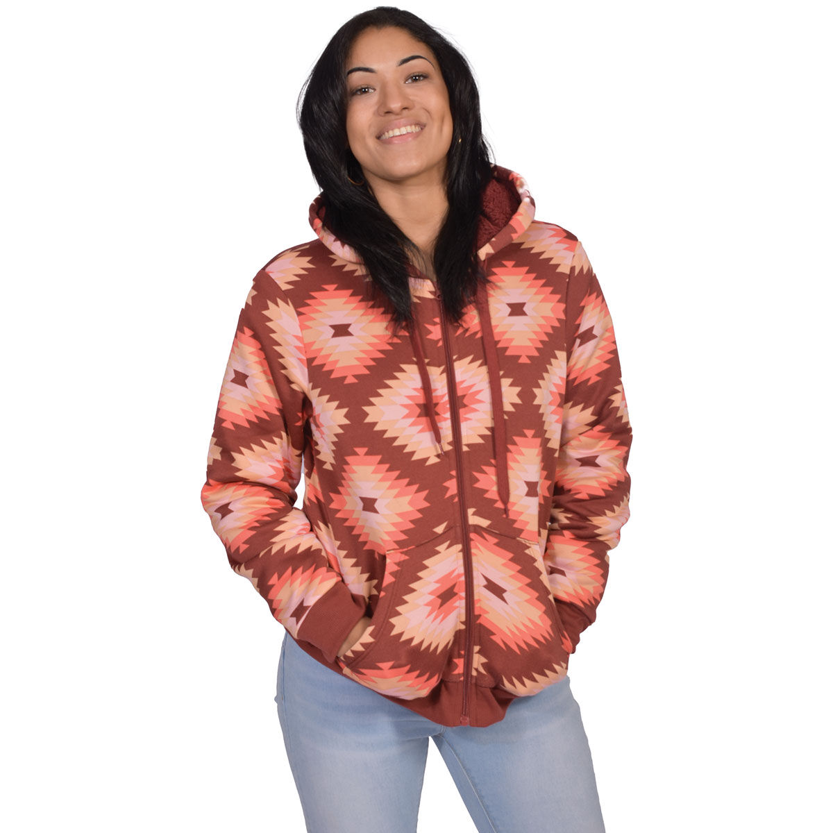 Heavy duty sherpa lined hoodie deals