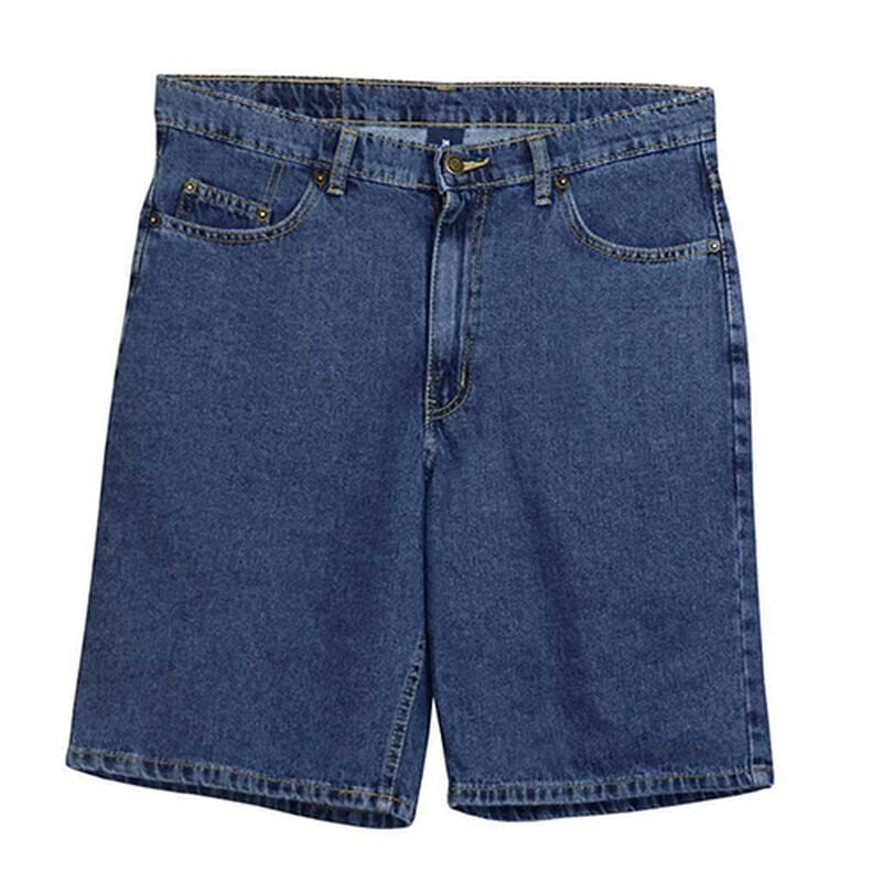 Full Blue Men's 5 Pocket Denim Shorts image number 0