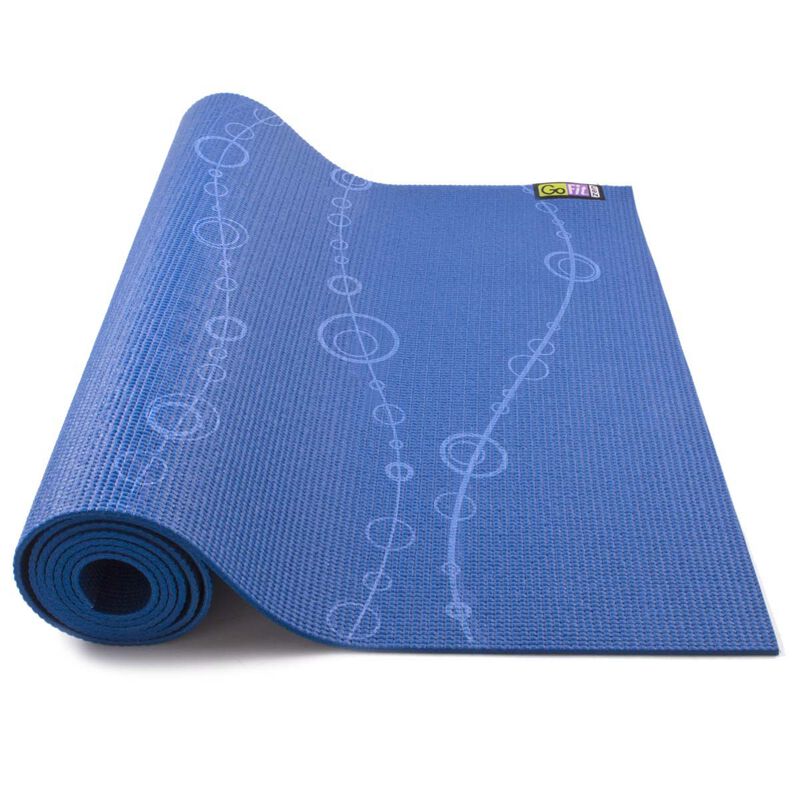 Go Fit Pattern Yoga Mat W/ Yoga Pose Wall Chart image number 0