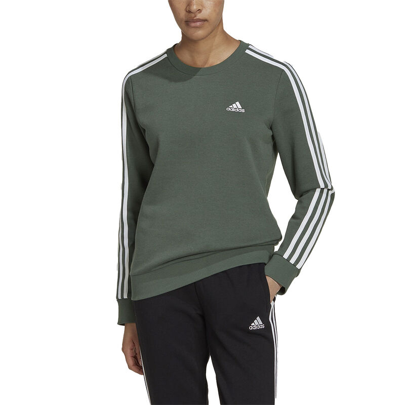 adidas Women's Essentials 3-Stripes Fleece Sweatshirt image number 0